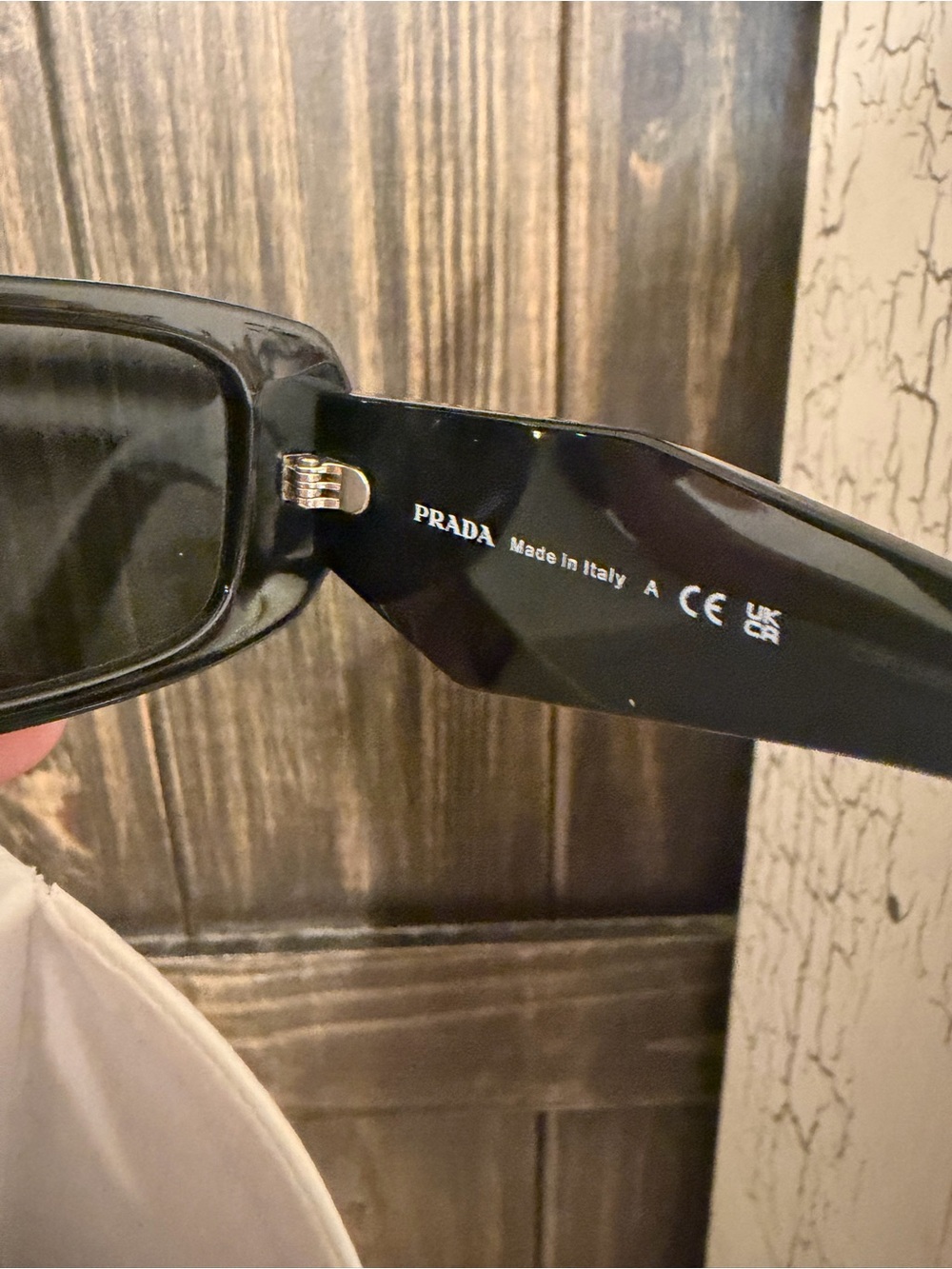 Authentic Prada Black Gloss Women's Sunglasses - Picture 2 of 8